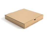 Brown Corregated Pizza Box